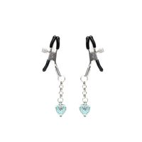 klamerki na sutki glow-in-dark nipple clamps liebe seele błękitne