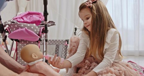 Wózek dla lalek 3w1 SPACEROWY GŁEBOKI + LALKA BOBAS INTERAKTYWNA ZESTAW XXL na Arena.pl