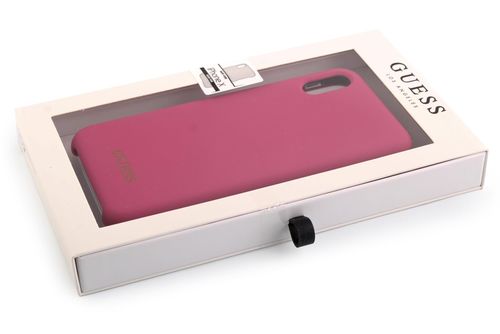 GUESS SILICONE CASE - iPhone XS Max - PINK na Arena.pl