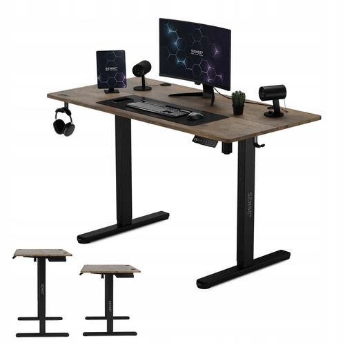 Biurko Elektryczne Regulowane 120x60cm Regulacja Wysokości 72-118cm na Arena.pl