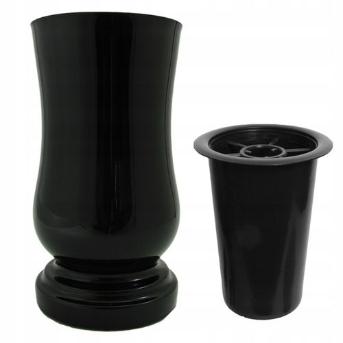 Wazon nagrobkowy czarny ciężki wazony nagrobne wazon nagrobny z na Arena.pl