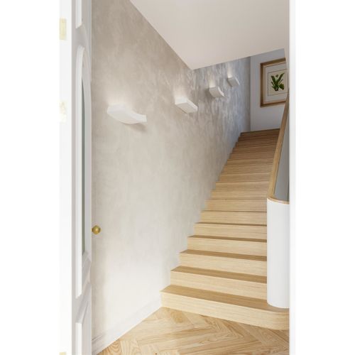 Prostokątny kinkiet ceramiczny SL.0836 do sypialni biały na Arena.pl