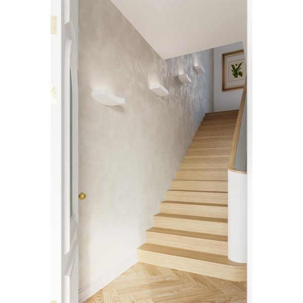 Prostokątny kinkiet ceramiczny SL.0836 do sypialni biały zdjęcie 4