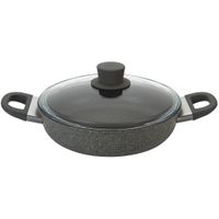 Patelnia głęboka z 2 uchwytami i pokrywką 28 cm Ballarini Murano