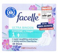 FACELLE PODPASKI HIGIENICZNE ZE SKRZYDEŁKAMI ULTRA NORMAL 16 SZT