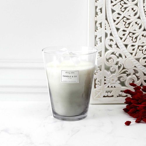 Świeca zapachowa szary wazon na Arena.pl