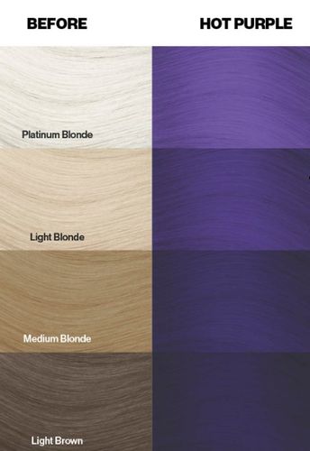 CRAZY COLOR Krem do koloryzacji włosów No. 62 - Hot Purple - 100ml na Arena.pl