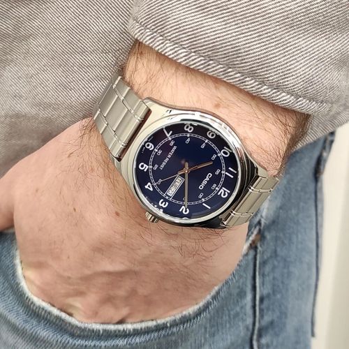 Zegarek Męski Casio MTP-V006D-2B + BOX na Arena.pl