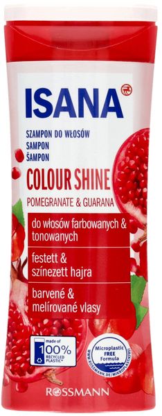 ISANA COLOUR SHINE SZAMPON DO WŁOSÓW FARBOWANYCH 300 ML zdjęcie 3