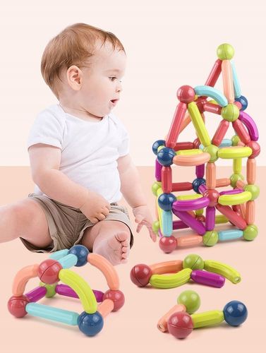 KLOCKI MAGNETYCZNE KONSTRUKCYJNE EDUKACYJNE MAGNETIC STICKS DLA DZIECI 98EL na Arena.pl