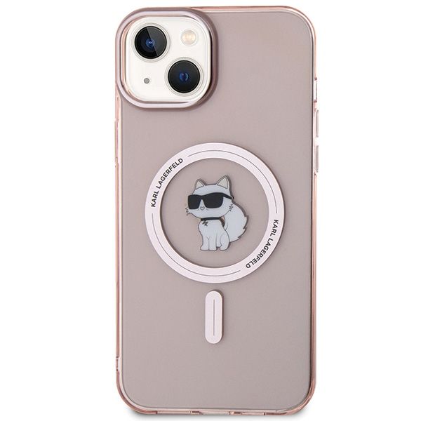 Etui Karl Lagerfeld do iPhone 15 Plus, iPhone 14 Plus, Różowy, MagSafe zdjęcie 3
