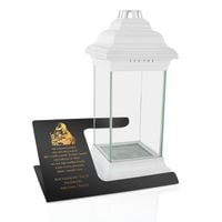 Znicz latarenka Z NADRUKIEM NA GRÓB dla TATY