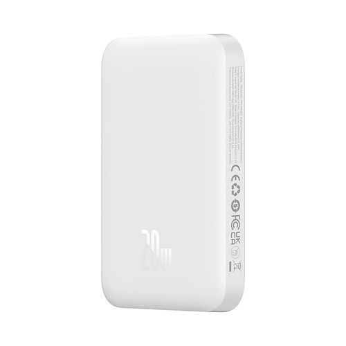 Powerbank 6000mAh Magnetic Mini Air 20W z kablem USB-C - biały na Arena.pl