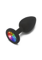 rainbow booty jewel small black