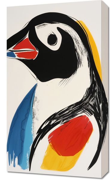 Obraz 40x70cm Portret Ptaka zdjęcie 1