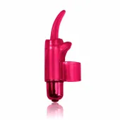 powerbullet tingling tongue pink - wibrujący masażer na palec, rożowy