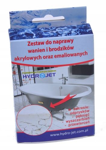 Zestaw do naprawy wanien i brodzików płynny akryl na Arena.pl