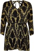 River Island Kombinezon Złote Wzory  - 34 / XS