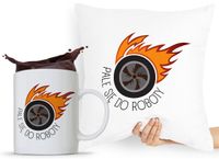 Zestaw Poduszka + Kubek Dla Mechanika Prezent Z Nadrukiem Ze Zdjęciem