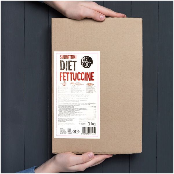 Makaron Konjac - Fettuccine 1000 g diet bezglutenowy KETO bio 1 kg CHEAT zdjęcie 4