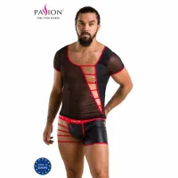 passion 055 komplet czarny l/xl - nowoczesny design, certyfikat oeko-tex