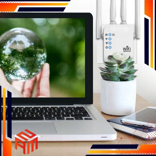 Domowy Wzmacniacz Sygnału WiFi Punkt Dostępu 300Mbps Szybki Bez Aplikacji na Arena.pl