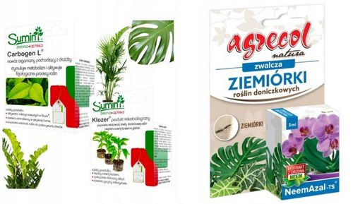 Neemazal 1x3ml Klozer & Carbogen 2x5ml oprysk preparat środek na ziemiórki na Arena.pl