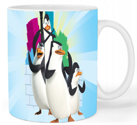Kubek ceramiczny Pingwiny z Madagaskaru
