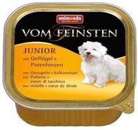 ANIMONDA Dog Vom Feinsten Junior smak: drób i serca indyka 150g
