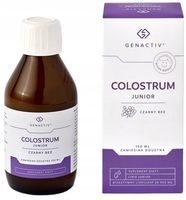 COLOSTRUM JUNIOR czarny bez odporność dla dzieci zawiesina Genactiv 150 ml