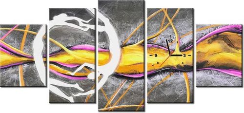 70CM 150CM ZEGAR 5 ELEM WIRUJĄCE POSTACIE DRUK OBRAZ na Arena.pl