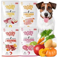 Mokra karma dla psa, saszetki 20 szt. x 500g, zestaw Tuf Tuf mix smaków