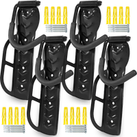 4X WIESZAK HAK NA ROWER ŚCIANĘ UCHWYT ROWEROWY