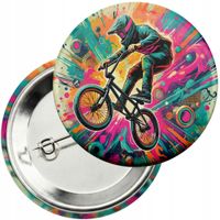 Przypinka z agrafką 59mm - ROWER BMX MTB SPORT