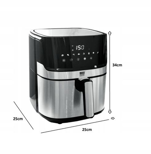 FRYTKOWNICA BEZTŁUSZCZOWA 6,5L 2200W WIFI AIR FRYER XL FRYTOWNICA LCD SMART na Arena.pl
