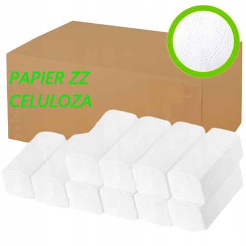 10x Ręcznik Papierowy ZZ do Podajnika Celuloza mocny na Arena.pl