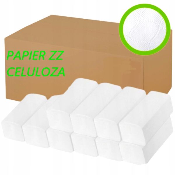 10x Ręcznik Papierowy ZZ do Podajnika Celuloza mocny zdjęcie 2