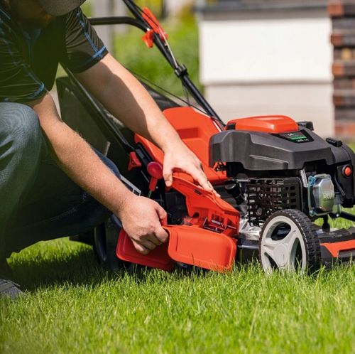 Kosiarka Spalinowa z Napędem 2 Noże Olej Scheppach MS200-51 na Arena.pl