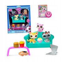 LITTLEST PET SHOP PODWIECZOREK Z 3 FIGURKAMI SERIA 3 LPS00636