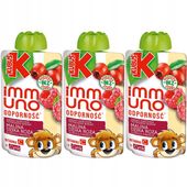 Kubuś Mus jabłko mar ban trus mali dzika róża acerola hibiskus 100 g x 3