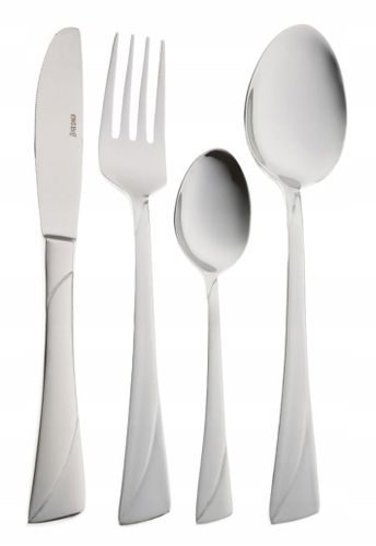 Sztućce Satynowane w Walizce 72 ele 12 osób na Arena.pl