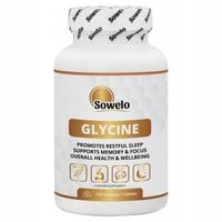 Glicyna 750 mg (Glycine) 120 Tabletek – Sen, Regeneracja, Mięśnie – Sowelo