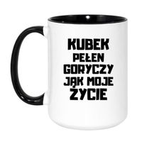 Duży Biało-Czarny 450 ml