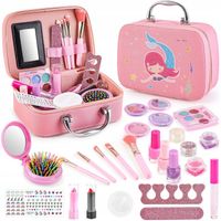 Kuferek z kosmetykami dla dzieci Zestaw kosmetyków MAKE UP MALOWIDŁA makija