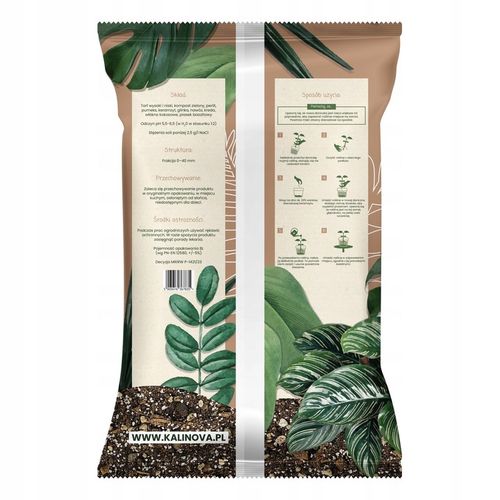 Podłoże Bigos Lekka Ziemia do kwiatów roślin zielonych 8L Mieszanka na Arena.pl