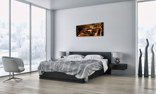 Obraz Na Płótnie - Studio Nagrań  - 100X40 Cm - Ab100X40-0505 na Arena.pl