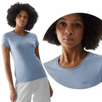KOSZULKA DAMSKA 4F T-SHIRT BAWEŁNIANY KRÓTKI RĘKAW SPORTOWY S24T1161