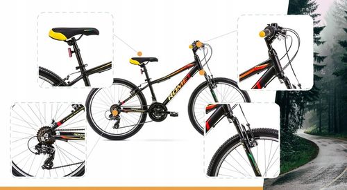 ROWER 24 ROMET RAMBLER SHIMANO GÓRSKI MTB OŚWIETLENIE I STOPKA GRATIS na Arena.pl