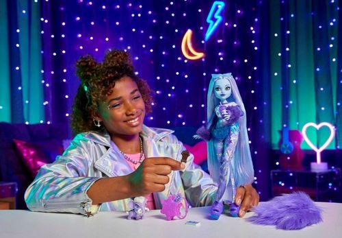 Monster High Lalka podstawowa Abbey Bominable + zwierzątko Mamut HNF64 na Arena.pl