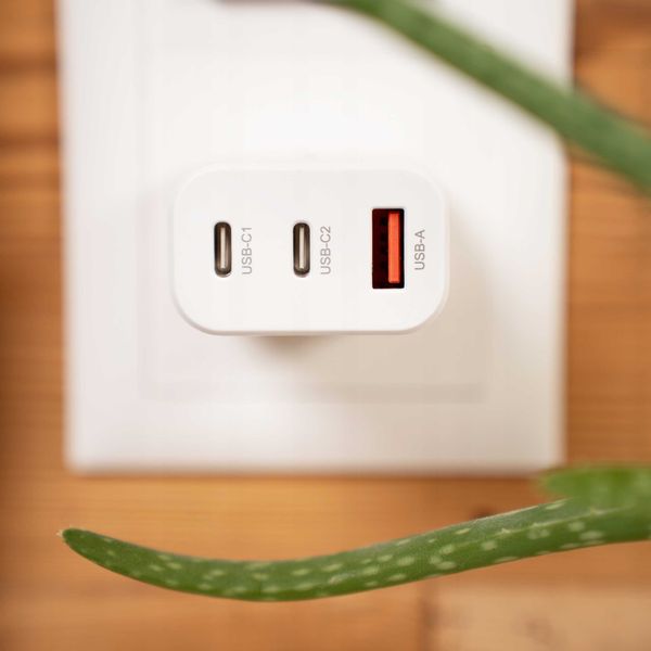 Spacecase Usb Charger 30W Gan Sc004W White zdjęcie 9